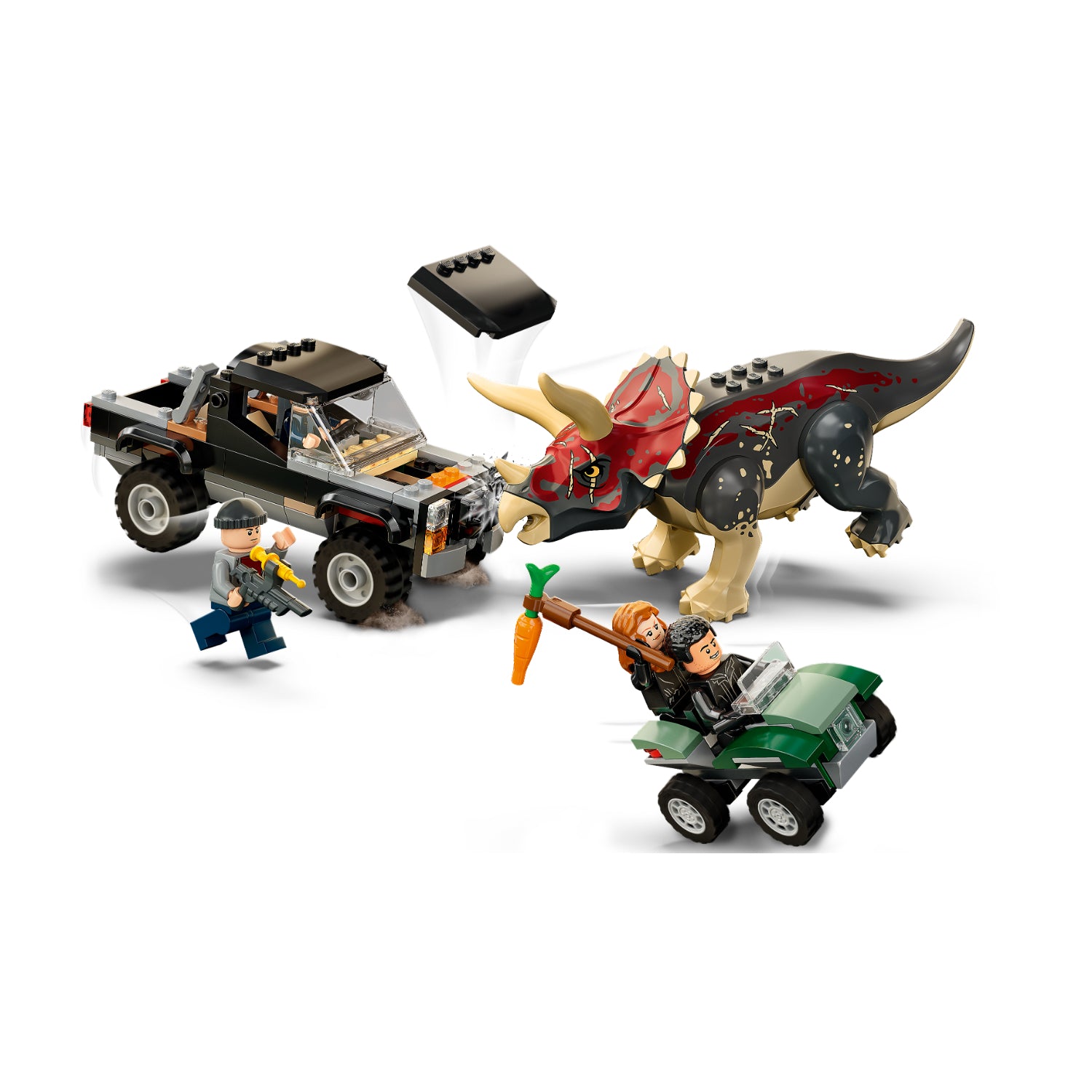 LEGO® Emboscada de camioneta Triceratops (76950)