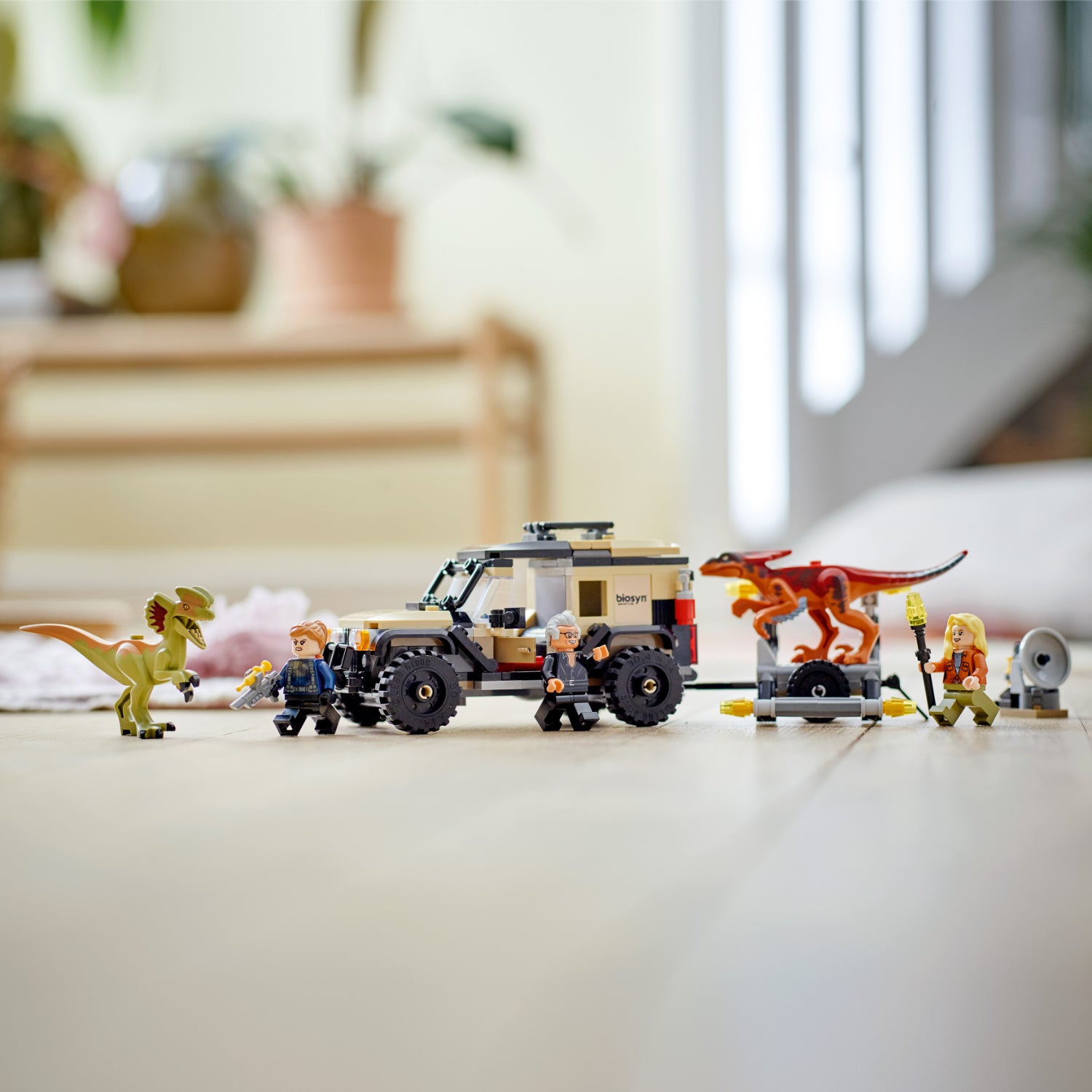 LEGO® Transporte de Pyroraptor y Dilophosaurus (76951)
