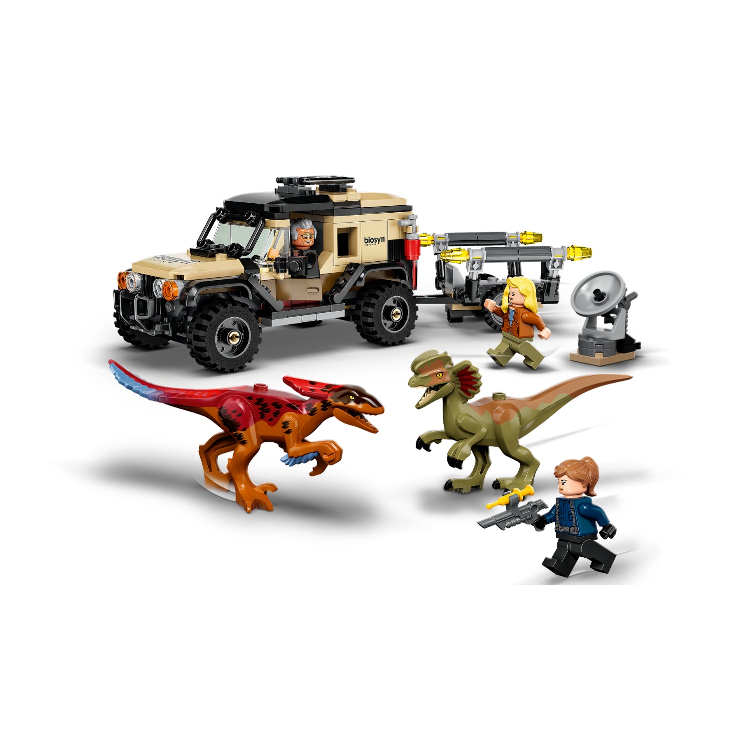 LEGO® Transporte de Pyroraptor y Dilophosaurus (76951)